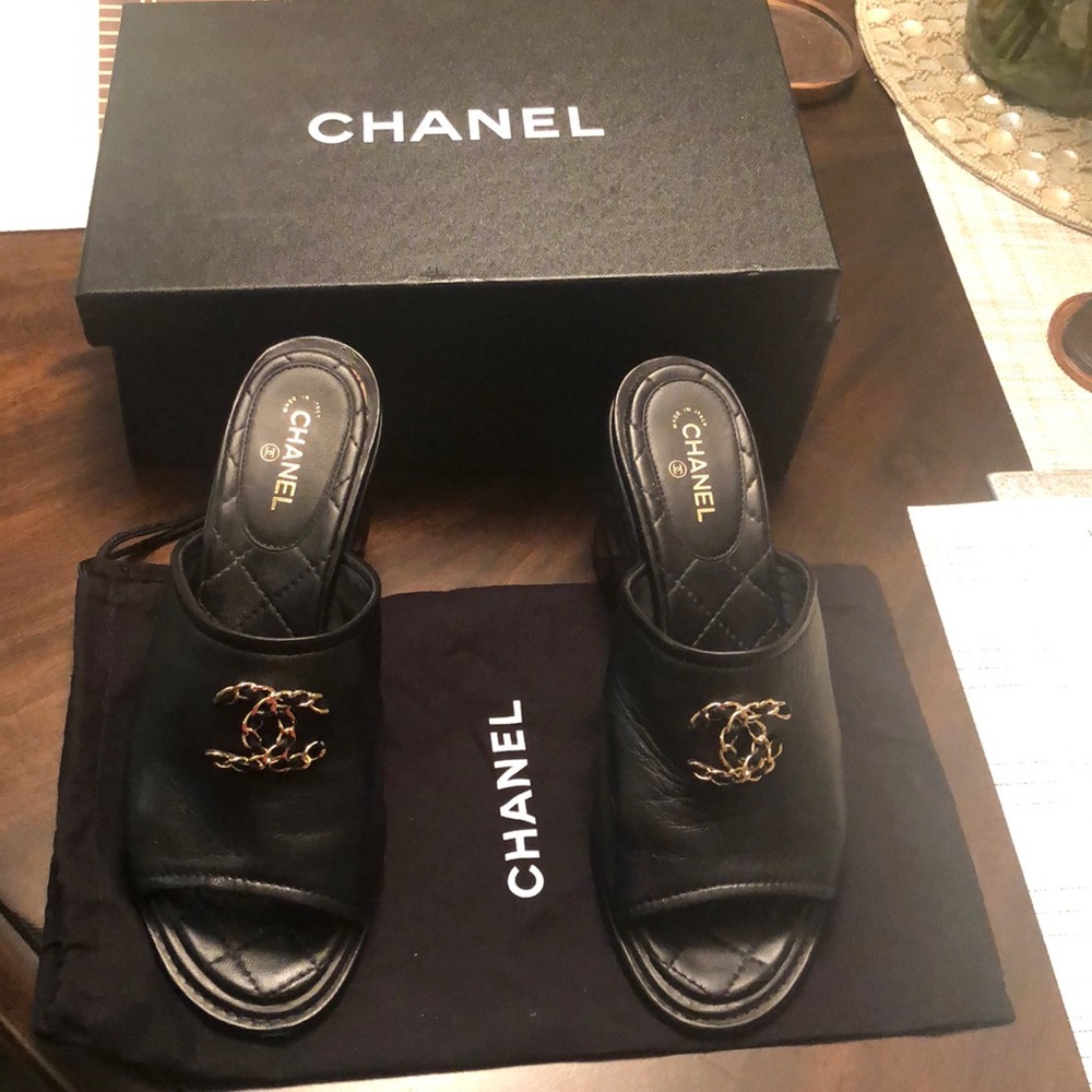 Chanel mules